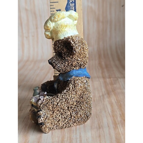 K's Collection Figurine COOKING Bear W BOWL CHEFS HAT 4" - Picture 6 of 9